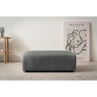 andas Hocker "BAKELS, Polsterhocker in Cord oder Boucle-Stoff", zur Serie BAKELS, Hocker stellbar zum Schlafsofa (Krokodilverbinder) von Andas