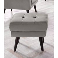 andas Hocker "Hemmink", mit Knopfheftung von Andas