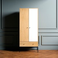 andas Kleiderschrank "Flora", im schlichten skandinavischen Design von Andas