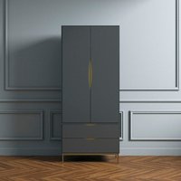 andas Kleiderschrank "KOBE", Schöne Griffe, viel Stuaraum von Andas