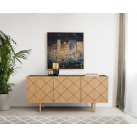 Woodman Kommode, Holzfurnier aus Eiche, Skandinavisches Design von Woodman