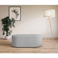 OTTO home Polsterhocker "EIVIND Sitzhocker, Maße: B/T/H: 142/70/48 cm" auch in Bouclé und Feincord, mit Wellenunterfederung von Otto Home