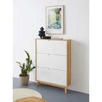 andas Schuhschrank "Pandrup", mit 3 Klappen, ca. 8 Paar Schuhe pro Klappe, Höhe 125 cm andas Schuhschrank "Pandrup", mit 3 Klappen, ca. 8 Paar Schuhe pro Klappe, Höhe 125 cm von Andas