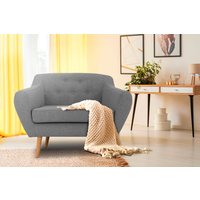 Home affaire Sessel "Renne" mit Heftung im Rücken im skandinavischem Stil von home affaire