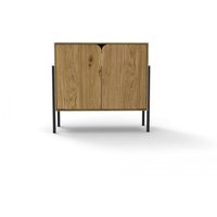 andas Sideboard "Finton" Kommode mit 2 Türen, Korpuss aus massiver Eiche von Andas