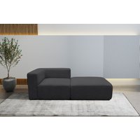 andas Sofa-Eckelement "Utvik bestehend aus Eckelement und Hocker", als Modul oder separat verwendbar von Andas