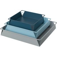 andas Tablett "Nilsby", (Set, 3 tlg., 31x31x5 cm / 26x26x5 cm / 21x21x5 cm) von Andas