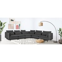 andas Ecksofa "ALVIK L-Form", zusammengesetzt aus Modulen, erweiterbar mit Modulen der Serie von Andas