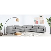 andas Ecksofa "ALVIK L-Form", zusammengesetzt aus Modulen, erweiterbar mit Modulen der Serie von Andas