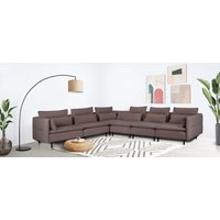 andas Ecksofa "ALVIK L-Form", zusammengesetzt aus Modulen, erweiterbar mit Modulen der Serie von Andas