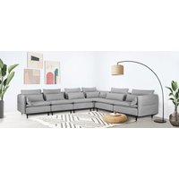 andas Ecksofa "ALVIK L-Form", zusammengesetzt aus Modulen, erweiterbar mit Modulen der Serie von Andas
