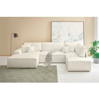 andas Wohnlandschaft "FINNLEY U-Form XXL 329 cm, Schlafsofa / Bettkasten" von Andas