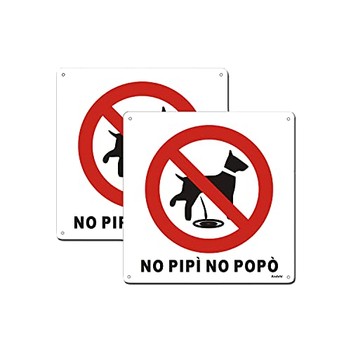 Andchi No PIPÌ NO POP Wandmontage Warnung Plakat Poster Schilder Einheitsgröße Landschaft Andchi No PIPÌ NO POP Wandmontage Warnung Plakat Poster Schilder Einheitsgröße Landschaft von Andchi