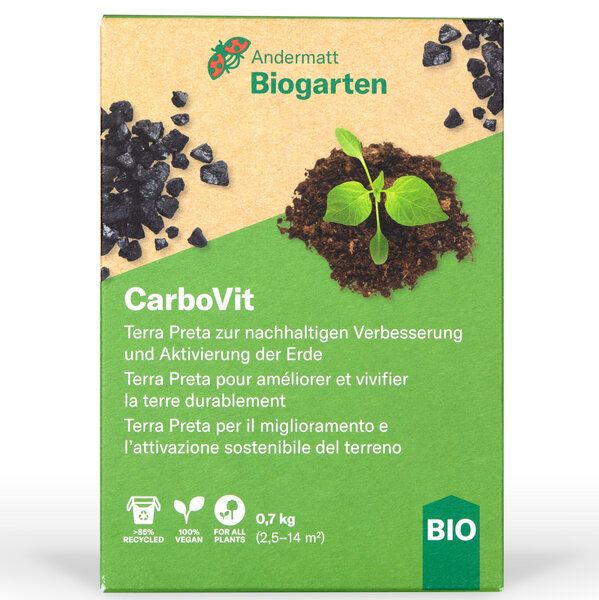 Andermatt Biogarten CarboVit - aktivierte Pflanzenkohle von Andermatt Biogarten