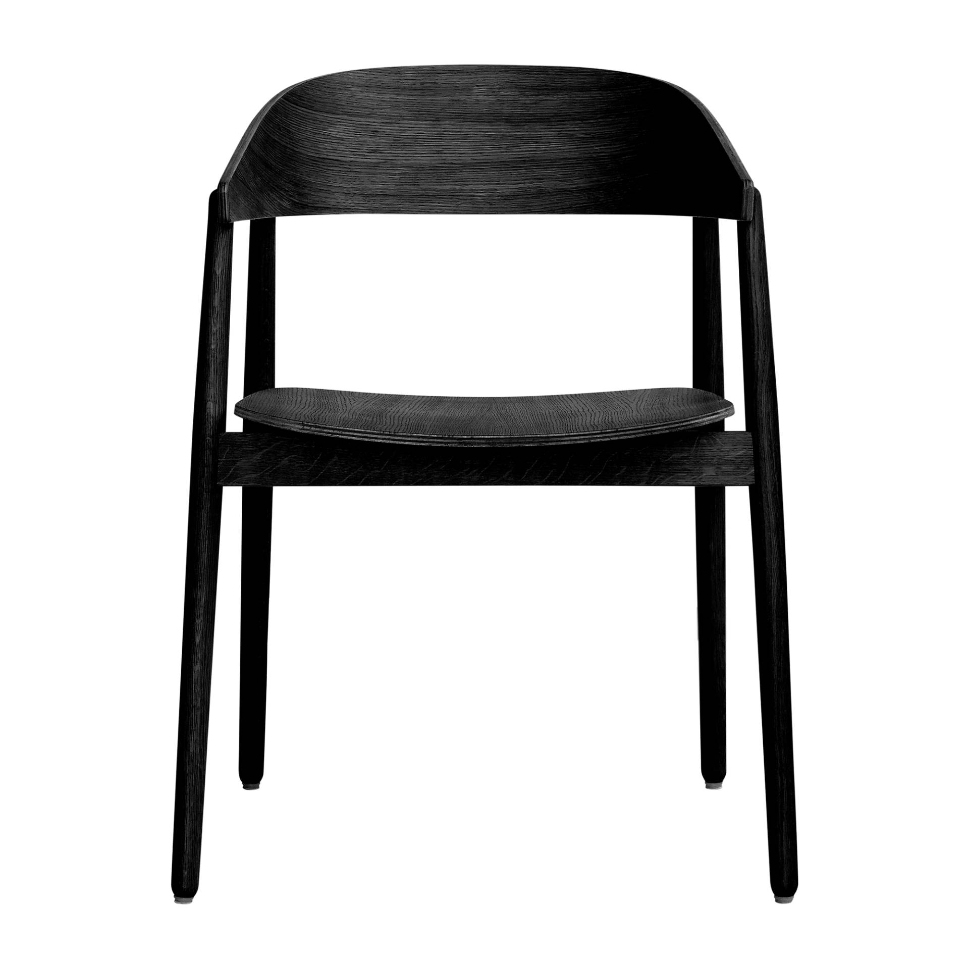 Andersen Furniture - AC2 Armlehnstuhl - eiche schwarz/lackiert/BxHxT 58x74x53cm von Andersen Furniture