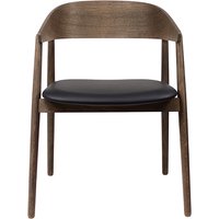 Andersen Furniture - AC2 Stuhl, Eiche geräuchert und geölt / Leder schwarz von Andersen Furniture