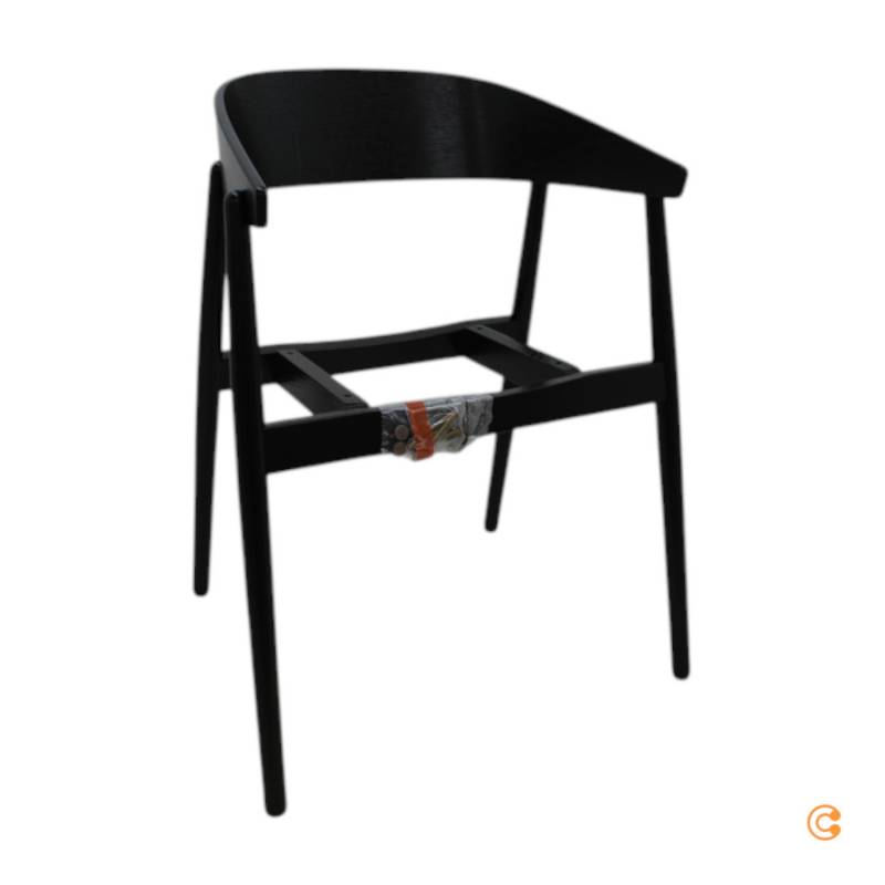 Andersen Furniture   Ac2 Stuhl Eiche Schwarz Lackiert Möbel Defektware Ohne Sitz D-Ware von Andersen Furniture