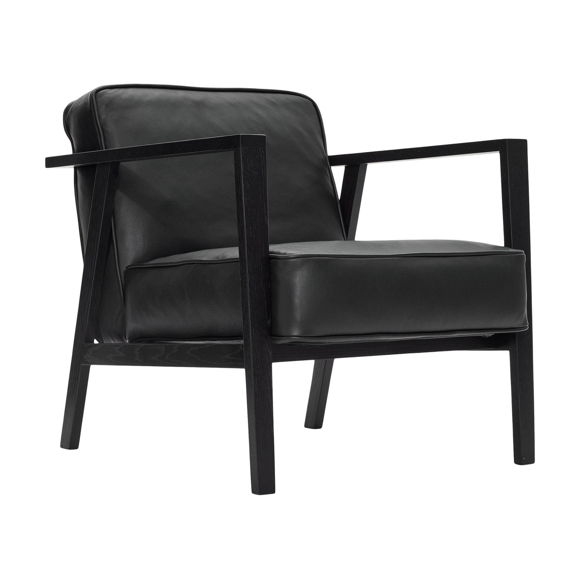 Andersen Furniture - LC1 Lounge Sessel - schwarz/Leder Sevilla 4001/BxHxT 72x77x82cm/Gestell Eiche schwarz lackiert von Andersen Furniture