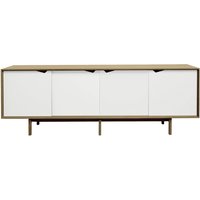 Andersen Furniture - S1 Sideboard, Eiche geölt / Türen weiß von Andersen Furniture