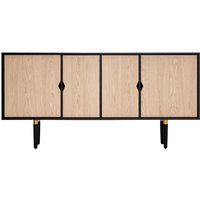 Andersen Furniture - Unique´s Sideboard 163 x 43 x 80 cm, Eiche / schwarz von Andersen Furniture