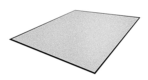 Andersen 1959026 Classic Impressions Solid Nylon Faser Innenraum Bodenmatte, Nitrilgummirücken, 830 g/sq. m, 85 cm Breite x 115 cm Länge, Hellgrau von Andersen