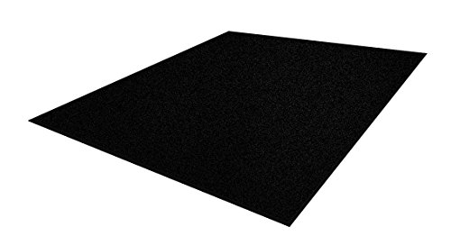 Andersen 1959366 Classic Impressions Solid Nylon Faser Innenraum Bodenmatte, Nitrilgummirücken, 830 g/sq. m, 115 cm Breite x 200 cm Länge, Schwarz von Andersen