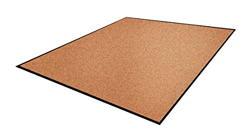 Andersen 1959520 Classic Impressions Solid Nylon Faser Innenraum Bodenmatte, Nitrilgummirücken, 830 g/sq. m, 85 cm Breite x 115 cm Länge, Dunkelbeige von Andersen