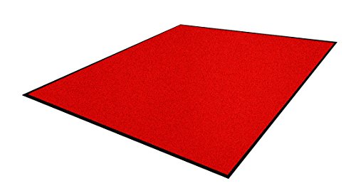 Andersen 1959761 Classic Impressions Solid Nylon Faser Innenraum Bodenmatte, Nitrilgummirücken, 830 g/sq. m, 75 cm Breite x 85 cm Länge, Rot von Andersen