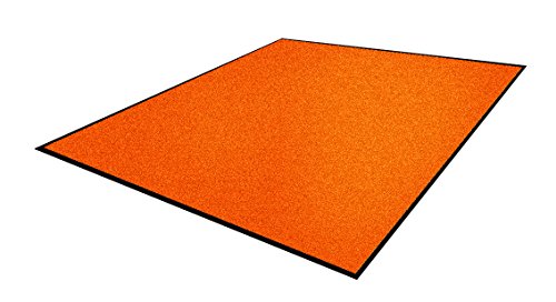 Andersen 1963566 Classic Impressions Plus Solid Nylon Faser Innenraum Bodenmatte, Nitrilgummirücken, 1224 g/sq. m, 85 cm Breite x 115 cm Länge, Orange von Andersen