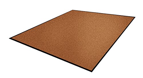 Andersen 1963715 Classic Impressions Plus Solid Nylon Faser Innenraum Bodenmatte, Nitrilgummirücken, 1224 g/sq. m, 60 cm Breite x 85 cm Länge, Hellbraun von Andersen