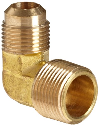 Anderson Metals - 54049-0608 Brass Tube Fitting, 90 Degree Elbow, 3/8" Flare x 1/2" Male Pipe Anderson Metals - 54049-0608 Brass Tube Fitting, 90 Degree Elbow, 3/8" Flare x 1/2" Male Pipe von Anderson Metals