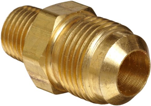 Anderson Metals Messing Compression Tube Fitting, half-union, Flare X NPT Stecker, 5/8 Inches Flare x 3/4 Inches, 1 von Anderson Metals