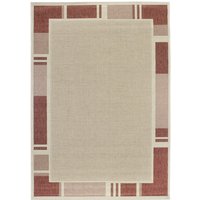 ANDIAMO Flachgewebe-Teppich »Louisiana«, BxL: 120 x 170 cm, beige/terrakottafarben von Andiamo