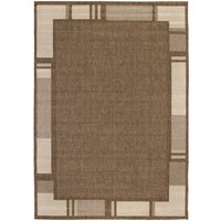 ANDIAMO Flachgewebe-Teppich »Louisiana«, BxL: 120 x 170 cm, braunbeige von Andiamo