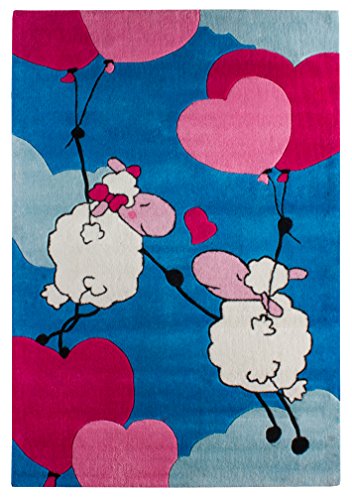Andiamo 704470 Teppich Lovely Sheep, 100 x 160 cm, blau Andiamo 704470 Teppich Lovely Sheep, 100 x 160 cm, blau von andiamo