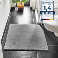 Andiamo Badematte "Arezzo" Höhe 16 mm rutschhemmend beschichtet fußbodenheizungsgeeignet schnell trocknend Uni Farben, weich & kuschelig, auch in rund und als 2er Set erhältlich Andiamo Badematte "Arezzo" Höhe 16 mm rutschhemmend beschichtet fußbodenheizungsgeeignet schnell trocknend Uni Farben, weich & kuschelig, auch in rund und als 2er Set erhältlich von Andiamo