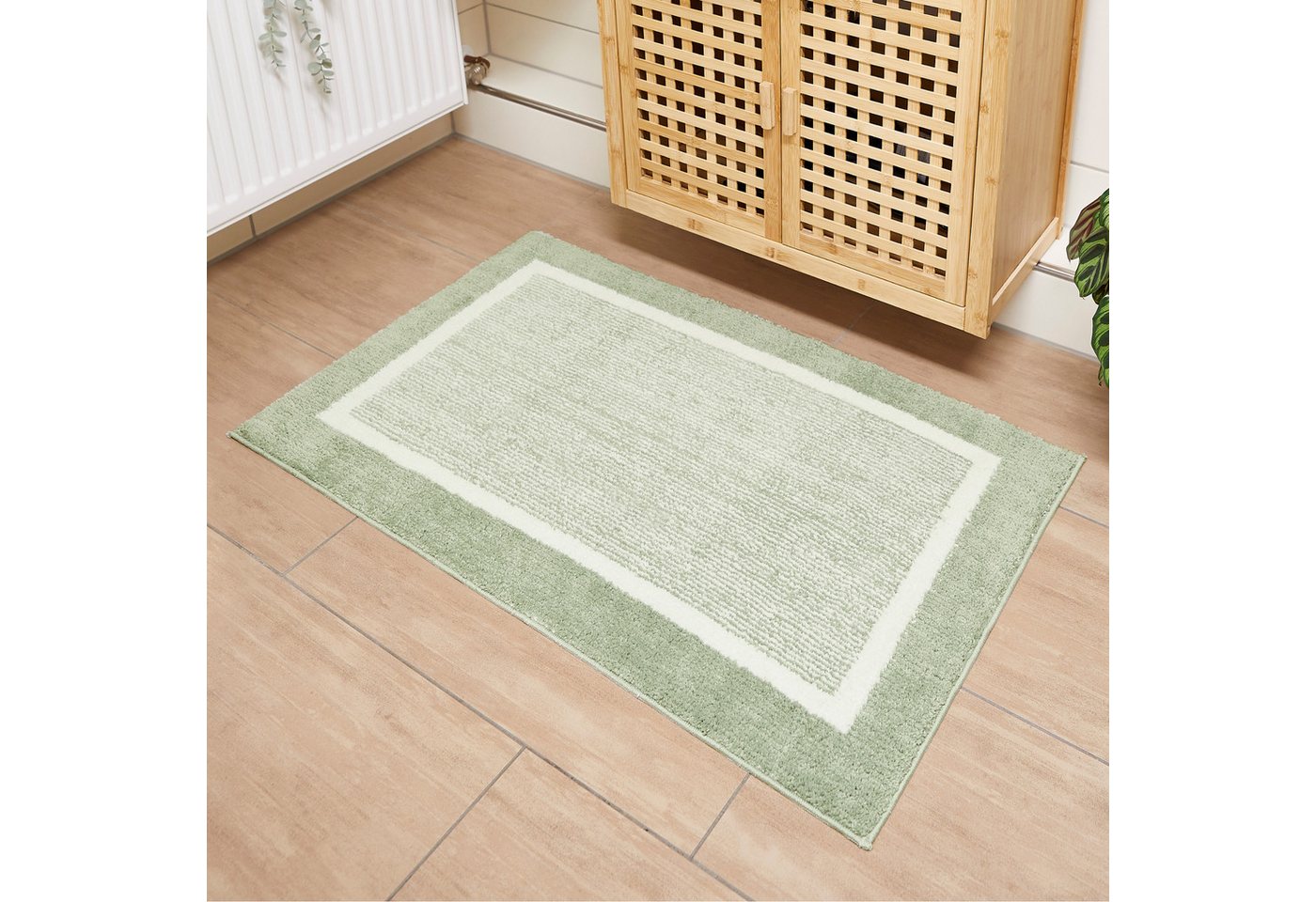Andiamo Badematte Maui, Höhe 15 mm, rutschhemmend beschichtet, fußbodenheizungsgeeignet, Polyester, rechteckig, 2er-Set 40x60 cm / 60x100 cm, gestreift, mit Bordüre, auch als 2er Set erhältlich Andiamo Badematte Maui, Höhe 15 mm, rutschhemmend beschichtet, fußbodenheizungsgeeignet, Polyester, rechteckig, 2er-Set 40x60 cm / 60x100 cm, gestreift, mit Bordüre, auch als 2er Set erhältlich von Andiamo