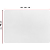 Andiamo Bodenschutzmatte "Premium Bürostuhlmatte, Made in Swiss", (1 St.), Bodenschutzplatte, robust & strapazierfähig für den täglichen Gebrauch von Andiamo