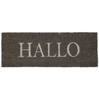 Andiamo - Fußmatte Hallo Kokos schlamm, 26 x 75 cm Matten Fußmatten Schmutzmatte von Andiamo