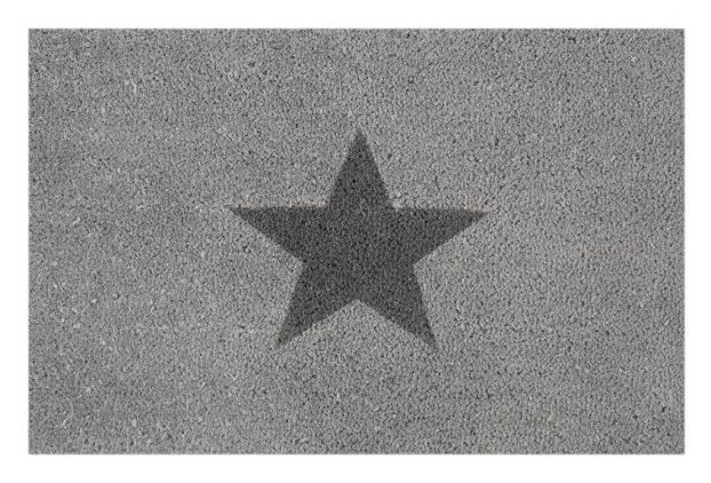 Fußmatte Stars Kokos grau, 40 x 60 cm Fußmatte Stars Kokos grau, 40 x 60 cm von Andiamo
