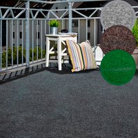 Andiamo Kunstrasen "Aberdeen, Made in Belgium", rechteckig, 10 mm Höhe, aus Nadelfilz, mit Drainagenoppen, für Balkon, Terasse, Wintergarten Andiamo Kunstrasen "Aberdeen, Made in Belgium", rechteckig, 10 mm Höhe, aus Nadelfilz, mit Drainagenoppen, für Balkon, Terasse, Wintergarten von Andiamo