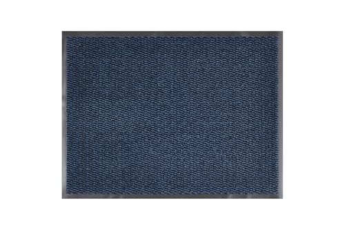 andiamo Fußmatte Easy - Schmutzfangmatte für den Hauseingang - flexibel einsetzbar als Türmatte innen, Fußabtreter im überdachten Außenbereich oder als Schuhmatte 80 x 120 cm Blau von andiamo