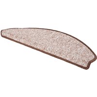 Andiamo Stufenmatte "Leo, Made in Poland", halbrund, 6 mm Höhe, grobe melierte Schlinge, selbstklebend, 15 Stück in einem Set Andiamo Stufenmatte "Leo, Made in Poland", halbrund, 6 mm Höhe, grobe melierte Schlinge, selbstklebend, 15 Stück in einem Set von Andiamo