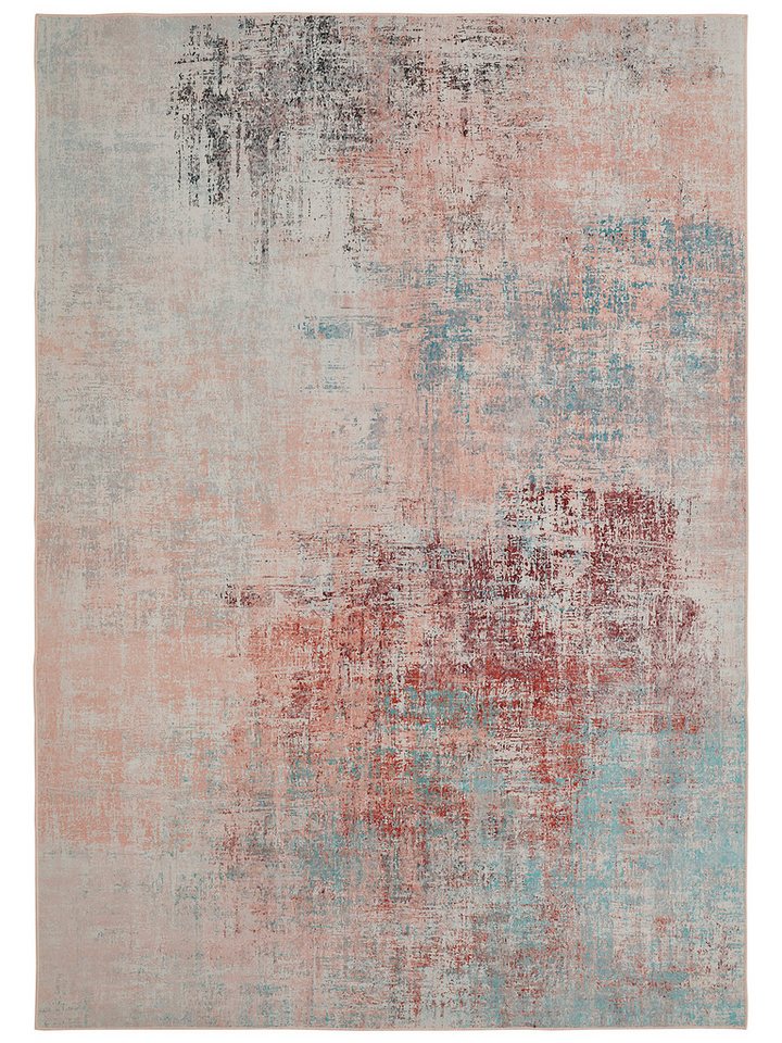 Andiamo Teppich Pila dünner Kurzflorteppich, rechteckig, Höhe: 5 mm, bedruckt, abstraktes Muster, modern, weich, Wohnzimmerteppich Andiamo Teppich Pila dünner Kurzflorteppich, rechteckig, Höhe: 5 mm, bedruckt, abstraktes Muster, modern, weich, Wohnzimmerteppich von Andiamo