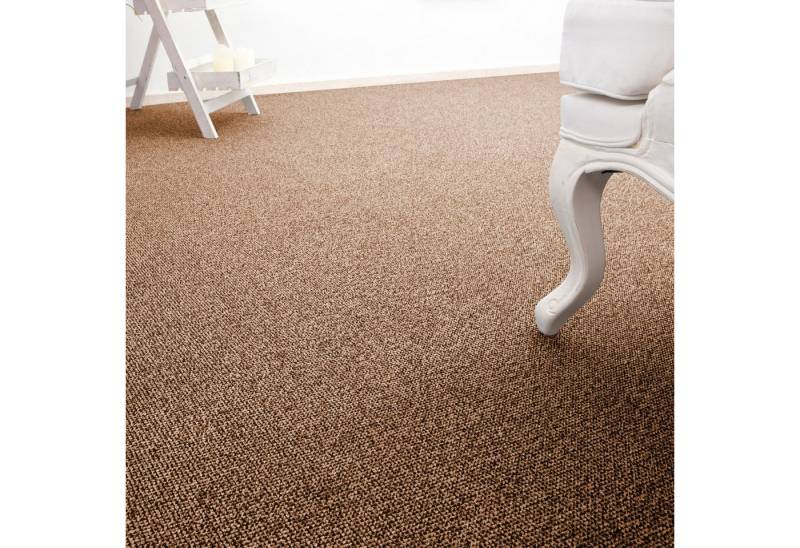 Andiamo Teppichboden Carlos, Feinschlinge, Made in Netherlands, rechteckig, Höhe: 6,5 mm, melierte Optik, Breite 400 cm oder 500 cm, strapazierfähig von Andiamo