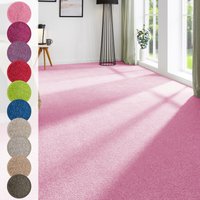 Andiamo Teppichboden "Ines, Kräuselvelours, Made in Netherlands", rechteckig, 8,5 mm Höhe, Uni Farben, Breite 400 cm, strapazierfähig & pflegeleicht von Andiamo