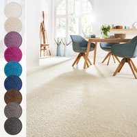 Andiamo Teppichboden "Sophie, Frisee-Velours, Made in Netherlands" rechteckig 12 mm Höhe Uni Farben, Breite 400 cm oder 500 cm, strapazierfähig & pflegeleicht von Andiamo