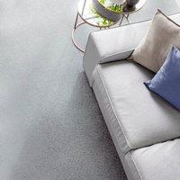 Andiamo Teppichboden "Kira, Velours, Made in Belgium" rechteckig 8 mm Höhe Uni Farben, Breite 400 cm, strapazierfähig, pflegeleicht, Wohnzimmer von Andiamo