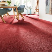 Andiamo Teppichboden "Verona, Velours, Made in Belgium", rechteckig, 6 mm Höhe, Uni Farben, Breite 400 cm oder 500 cm, strapazierfähig, pflegeleicht von Andiamo