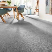 Andiamo Teppichboden "Verona, Velours, Made in Belgium", rechteckig, 6 mm Höhe, Uni Farben, Breite 400 cm oder 500 cm, strapazierfähig, pflegeleicht von Andiamo